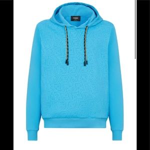 FENDI FF Fishook Logo Pullover Hoodie With Tags!!